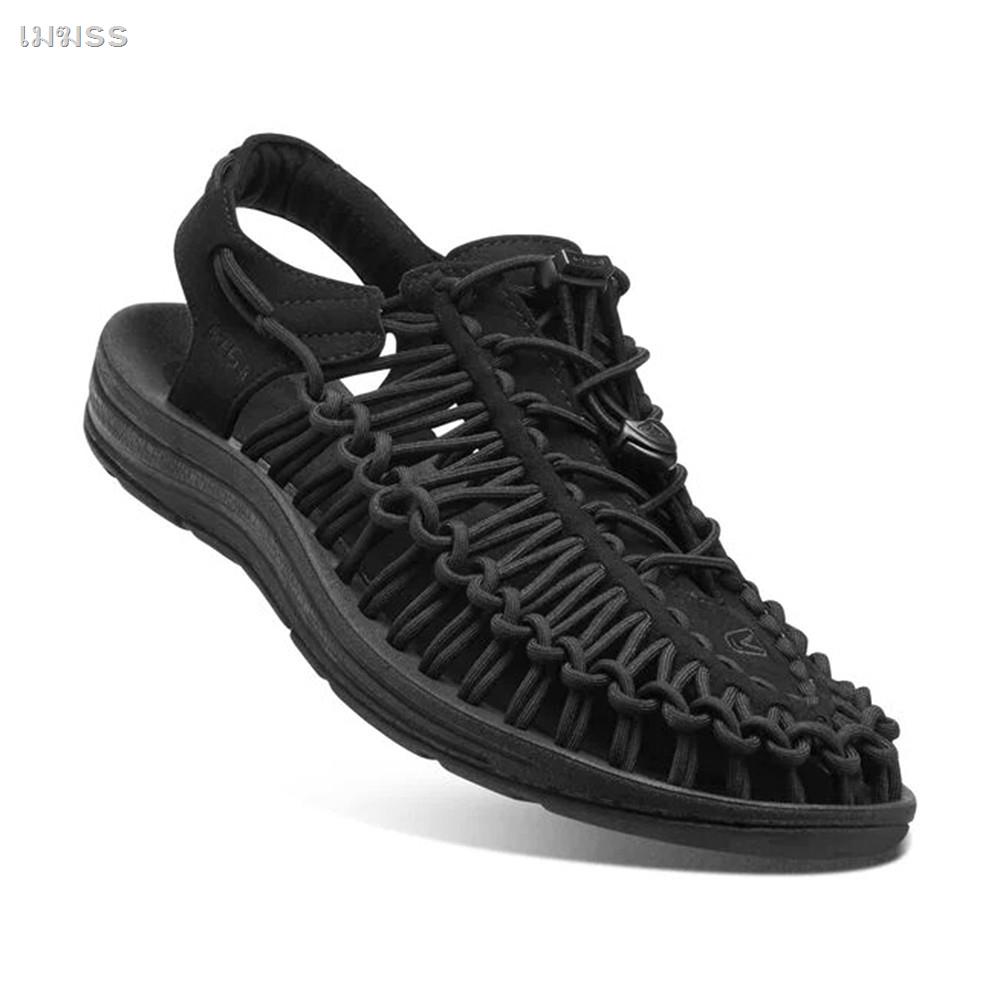 รองเท้าหัวโต✻✖❆Keen รองเท้าผู้ชาย รุ่น Men-UNEEK (BLACK/BLACK)