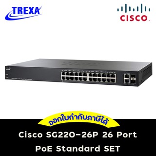 Cisco SG220-26P 26 Port PoE Standard SET