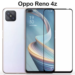 Enyx ฟิล์มกระจกเต็มจอ Oppo Reno 4z ติดง่าย ทัชสกรีนลื่น สึสันสดใส