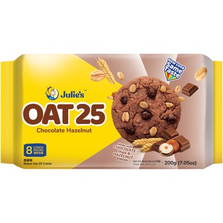 🍫Julie’s OAT 25 HAZELNUT &amp; CHOCOLATE CHIPS 200g (25g x 8)