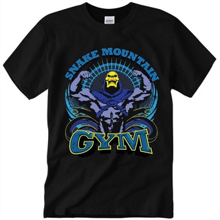 เสื้อยืดผ้าฝ้ายพิมพ์ลายแฟชั่นชุดเสื้อผ้า Master Of The Universe Skmei Eternia Gym 1983 สไตล์วินเทจ