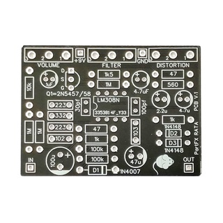 PCB RAT Distortion (Clone) สำหรับงาน DIY