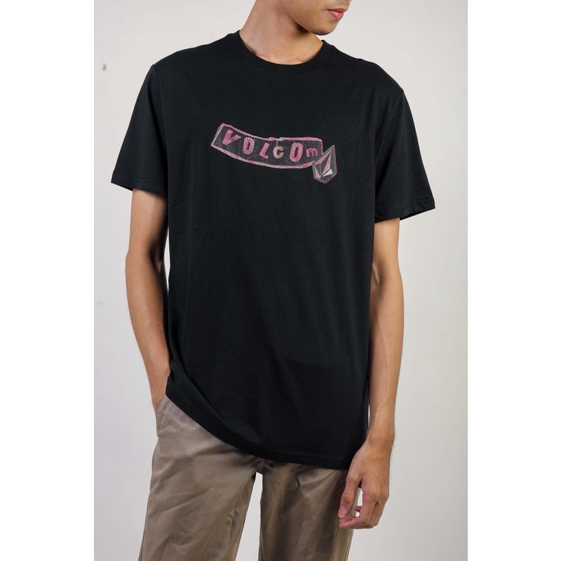 คอตต้อนคอกลมเสื้อยืดใหม่Volcom เสื้อยืด VAF431200 JP MAG PISTLE S/S TEES-3XLS-5XL