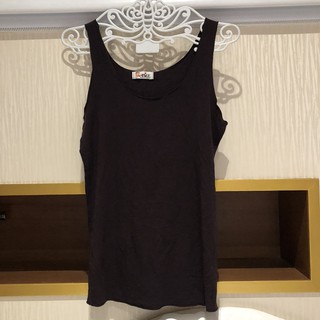 Dark chocolate Top tank full body ของใหม่ ไม่เคยใส่เลย สภาพดีมาก