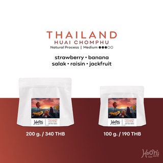 Thailand Huai Chomphu - Natural Process - เมล็ดกาแฟคั่วกลางห้วยชมภู by Koori (โคโอริ)