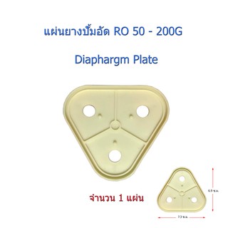 Diaphragm Plate (แผ่นยางปั้มอัด RO 50-300G)