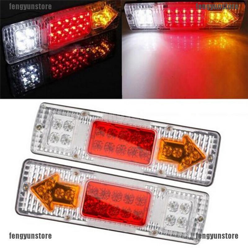 Fy ไฟท้าย LED 12V สําหรับรถตู้ รถบรรทุก รถพ่วง