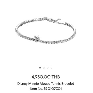 (พร้อมส่ง)*New*Pandora Disney Minnie Mouse Tennis Bracelet