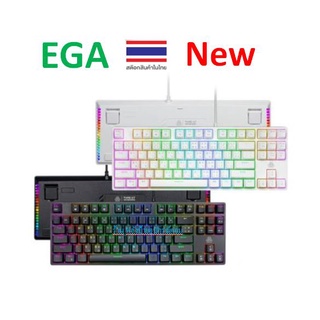 EGA ⚡️FLASH SALE⚡️ (ราคาพิเศษ) TYPE K7 TKL Mechanical Switch Full RGB คีย์บอร์ดเกมมิ่ง [ของแท้-ประกันศูนย์ 2 ปี]