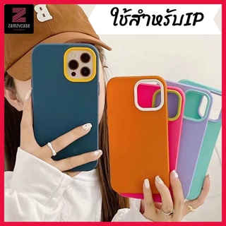 -พร้อมส่งในไทย-เคสประกบสีพื้นมาใหม่ สำหรับรุ่น 14/14PRO 14 PROMAX 13/13PRO  #028