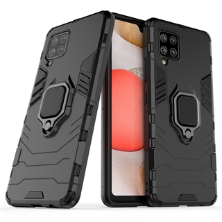 เคส Samsung Galaxy A42 5G ฮาร์ดเคสกันกระแทกเคสโทรศัพท์ Hybrid Armor Shockproof Ring Case Samsung A42 5G A 42 5G Cover Stand