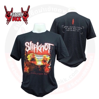 (ขายส่งได้)เสื้อวง Slipknot ลิขสิทธิ์แท้100%