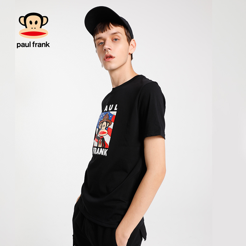 Paulfrank / Big Mouth เสื้อยืดแขนสั้นสไตล์เกาหลีสําหรับผู้ชาย #4