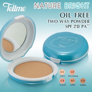 Tellme Nature Bright Oil Free Two-Way Powder Cake SPF20 PA++