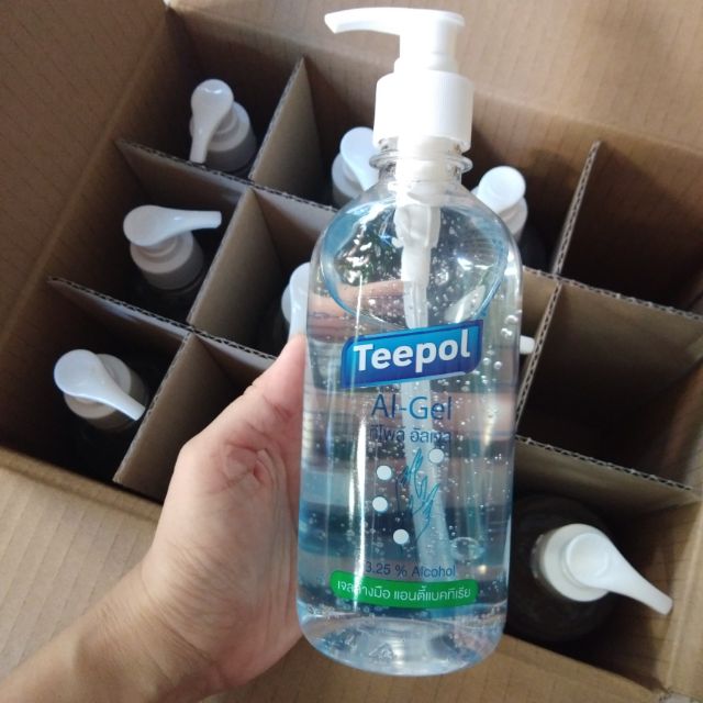 เจลล้างมือทีโพล์ TEEpol 72% 450 มล. เจลแอลกอฮอล์