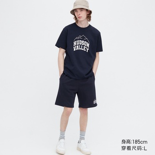 [100% Cotton] Uniqlo UT กางเกงขาสั้น ลําลอง สําหรับผู้ชาย ผู้หญิง เหมาะกับการเดินทาง 455005 ยูนิโคล่