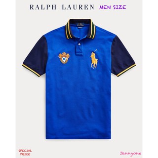 RALPH LAUREN CUSTOM SLIM FIT MESH POLO ( MEN SIZE )