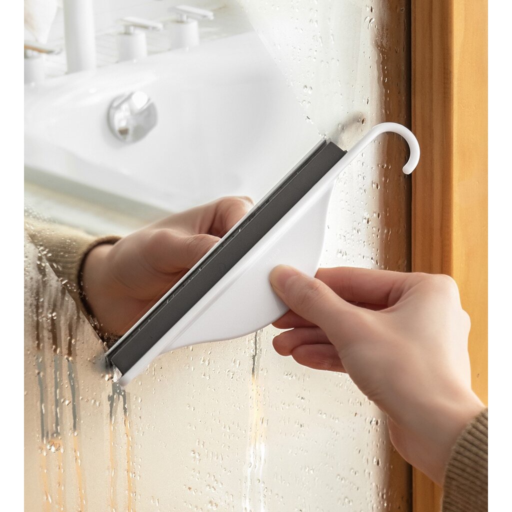Omocha - Mirror silicone mini wiper ที่รีดน้ำบนกระจกขนาดเล็กและอ่างล้างจาน มินิไวบ์เปอร์