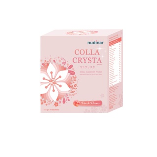 โปรโมชั่น : NUDINAR COLLA CRYSTA ซุปเปอร์ฟู้ดซ์ ผสมคอลลาเจน สูตรชะลอวัย 10 ซอง  ซอง15 กรัม