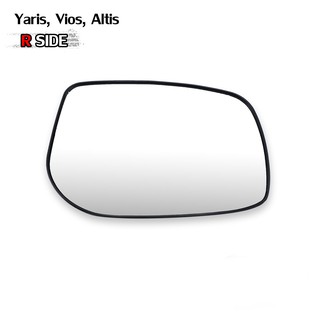 เนื้อเลนส์กระจก ข้าง ขวา Rh สำหรับ Yaris,Vios, Altis ปี 2007-2013