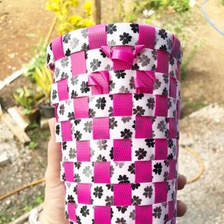 กระบอกสานใส่แก้วเยติ ขนาด 30 ออนซ