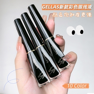 ปากกาอายไลเนอร์ 10 สี อายไลเนอร์ชนิดน้ำยาวนานดำของแท้ซุปเปอร์กันน้ำและ ยาวนานไม่สำคัญสามเณรอายไลเนอร์ปากกา