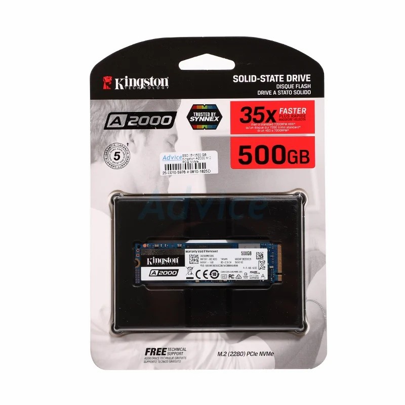SSD M.2 PCIe 500.GB Kingston A2000 (SA2000M8/500G) | Shopee Thailand
