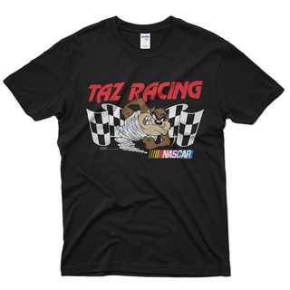 【100% cotton】พร้อมส่ง เสื้อยืด พิมพ์ลายรถแข่ง NASCAR Daytona 500 Taz สไตล์วินเทจ คุณภาพสูง