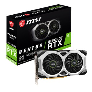 VGA (การ์ดแสดงผล) MSI GEFORCE RTX 2060 SUPER VENTUS GP OC - 8GB GDDR6 Warranty 3 - Y