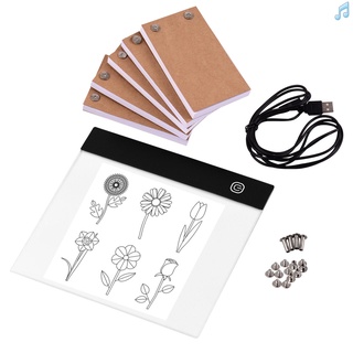 Portable Flip Book Kit with Light Pad Tablet LED Light Box 3 Level Brightness Control 300 Sheets Flipbook Paper with Bind