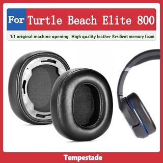 ฟองน้ําครอบหูฟัง แบบหนัง สําหรับ Turtle Beach Elite 800