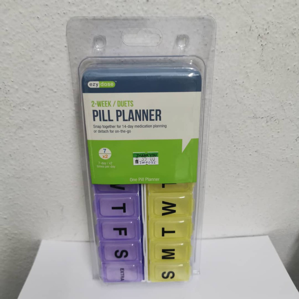 EZYDOSE 2 WEEK/DUETS PILL PLANNER