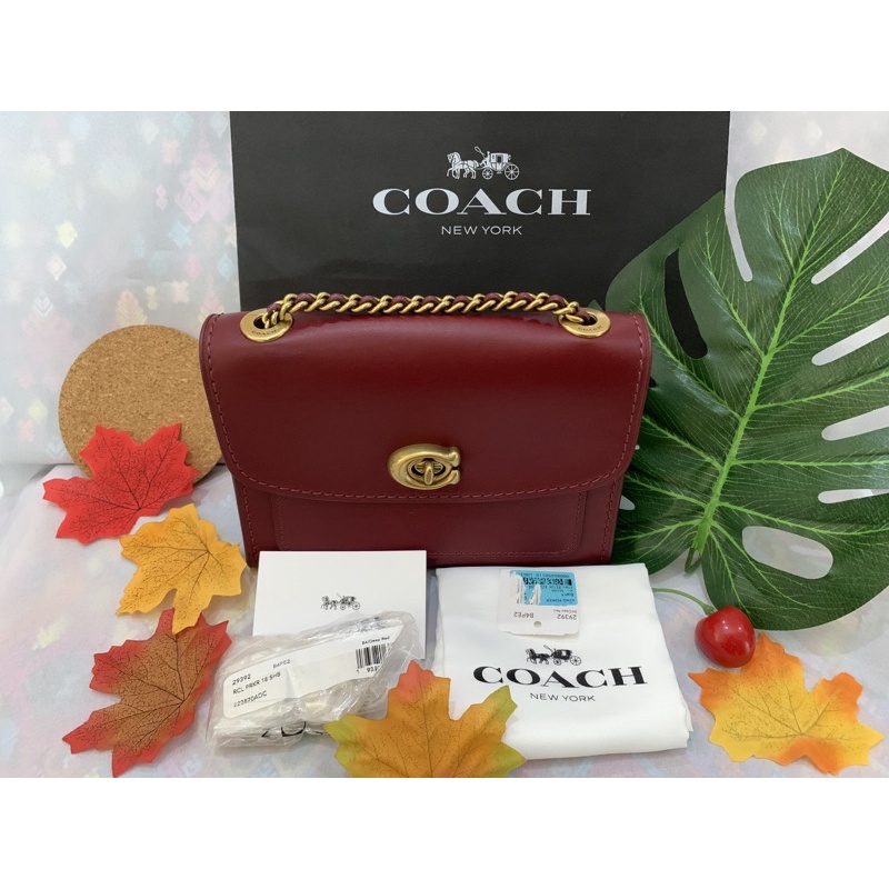 Coach Women's Refined Calf Leather Parker 18 Shoulder Bag ของแท้ 100% มือ 2 รุ่นใน Shop ค่ะ