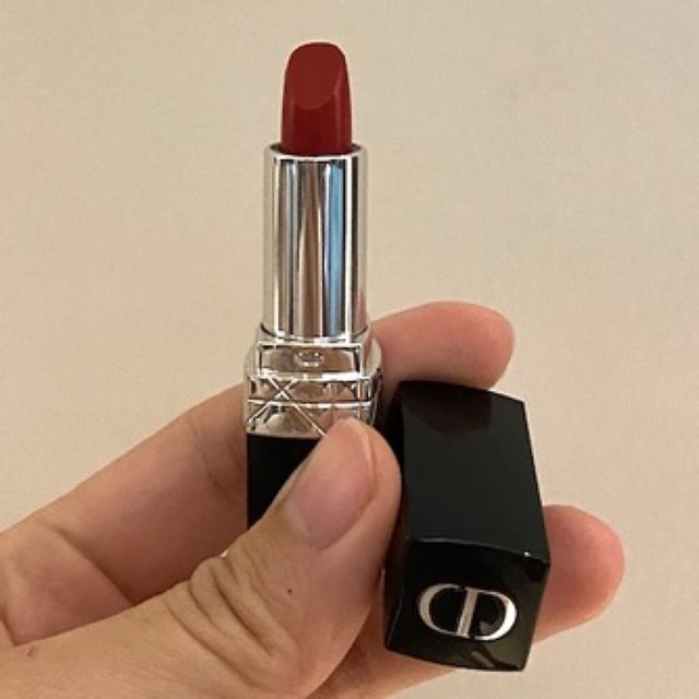 Dior Rouge Matte lipstick No. 999 ลิปสติก Rouge Matte Dior สีเบอร์ 999 สีแดง ขนาดครึ่งนึงของไซสปกติ ขนาดทดลอง ขอแท้100%