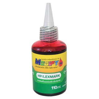 Modify ink หมึกเติมTank สำหรับเครื่อง Hp ทุกรุ่น ขนาด 110ml(Maganta)