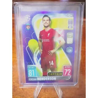 Topps Chrome Match Attax 2021/22 (ใบรัน /299) (PURPLE) จำหน่ายแยกใบ