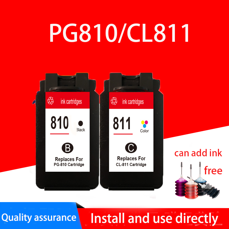 pg 810 pg810 cl 811 810 811 810xl cl811 811xl VALUE PACK PG-810+CL-811 TWIN Black iP2770 MP287 MP237