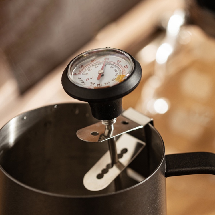 ชุด ทำกาแฟหม้อต้มกาแฟ กาสเตนเลส ที่วัดอุณหภูมิกาแฟ กาดริป เทอร์โมมิเตอร์ กาดริปกาแฟ เทอร์โมมิเตอร์อาหาร Coffee Thermomet