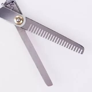 Monja กรรไกรตัดผมสเตนเลส กรรไกรตัดผมมืออาชีพ 2 ชิ้น เครื่องมือตัดผม, กรรไกร hair cutting thinning tools