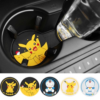 Car Water Cup Mat Creative Cartoon Cute Car Non-Slip Insulation Mat Car Interior Design Storage Mat Universal car accessories m20U