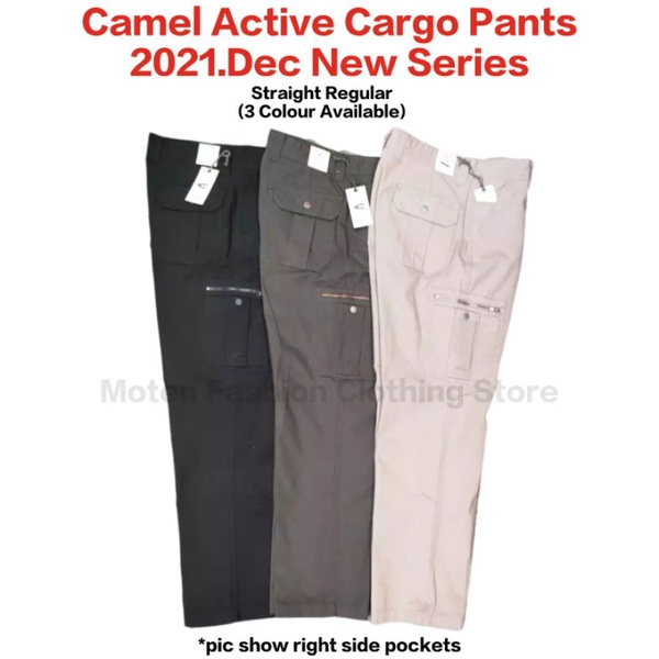 Camel Active กางเกงขายาวคาร์โก้ สําหรับผู้ชาย 0842 (มี 3 สี)