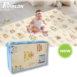 PARKLON แผ่นรองคลาน แผ่นรองคลานพับได้ รุ่น PE Folding Mat ขนาด 140x200 หนา 1 ซม. เกรดพรีเมี่ยม นำเข้าจากเกาหลี ของแท้