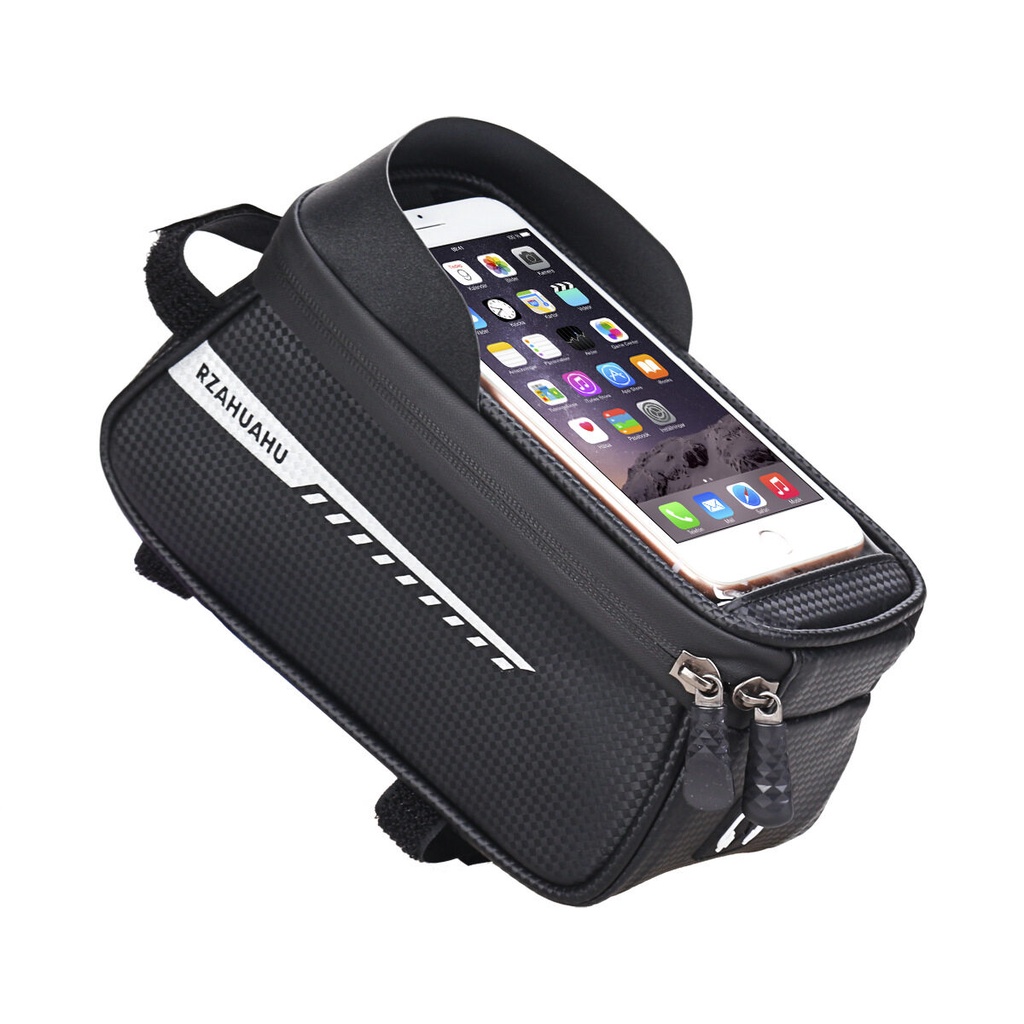 กระเป๋าจักรยาน กระเป๋าจักรยานทัชสกรีน Touchscreen 6.5'' กระเป๋าติดจักรยาน กระเป๋ากันน้ำสามารถใส่โทรศัพท์และสัมผัสหน้าจอไ