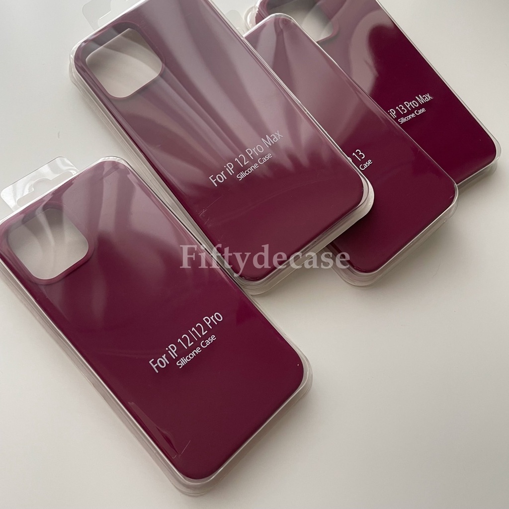 เคสกำมะหยี่ รุ่น 7-16promax เคสซิลิโคนสีพื้น ไม่มีโลโก้ (สีไวน์) พร้อมส่ง !!! ราคา ถูกที่สุด ดีลบีเคเค แกลเลอรีภาพที่ 5