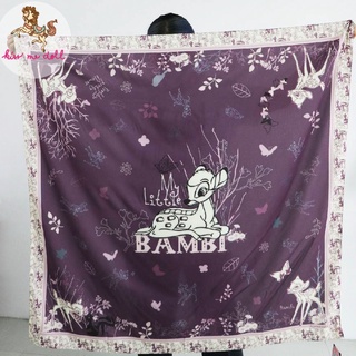 Kiss Me Doll - ผ้าพันคอDisneyลายBambi (แบมบี้) ขนาด100x100 cm. ผ้าพันคอ/ผ้าคลุมไหล่