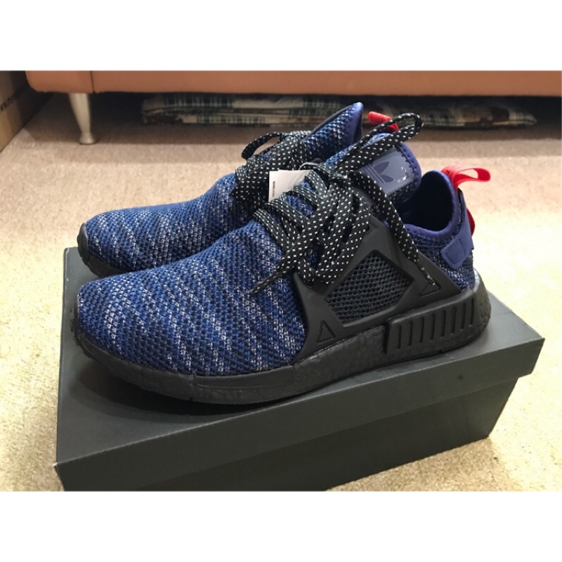❐☬Adidas NMD XR1 all black blue black red dark blue black background limited edition UK limited guaranteed brand new aut