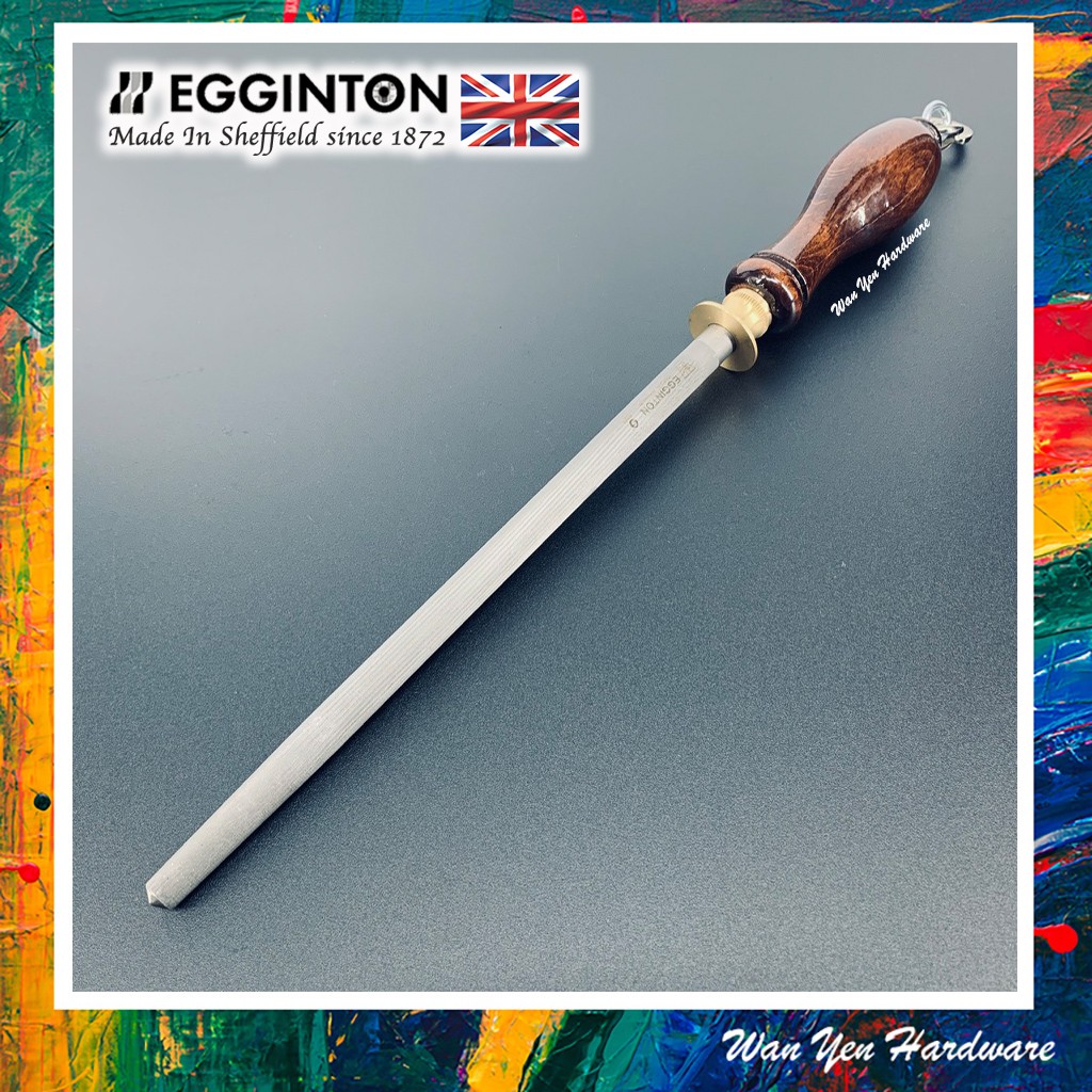 Made in Britain 🇬🇧 Egginton Fine-cut Traditional Butcher's Sharpening Steel / Sharpener / Honing Rod