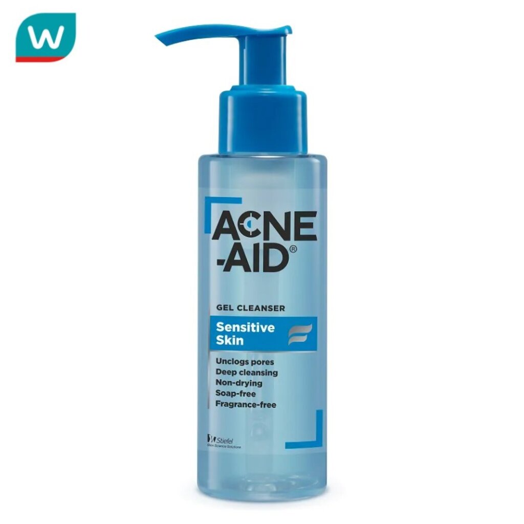 Acne-Aid แอคเน่-เอด เจล เคลนเซอร์ เซนซิทีฟ สกิน 100 มล.