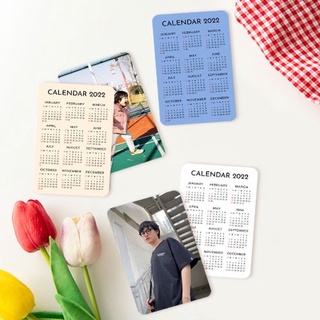 [เก็บโค้ดส่งฟรีหน้าร้าน] Photo Card Calendar 2022 จำนวน 20 ใบ