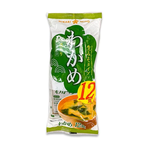 ฮิคาริ ซุปมิโซะผสมสาหร่ายวากาเมะ 216 กรัม 12 ชิ้น Hikari Miso Soup Wakame thumbnail 4